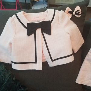 Janie and jack dress, jacket and bow 12-18 month